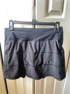lululemon athletica Black Performance Mini Skirt